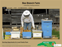 Tablet Screenshot of beebranchfarm.com